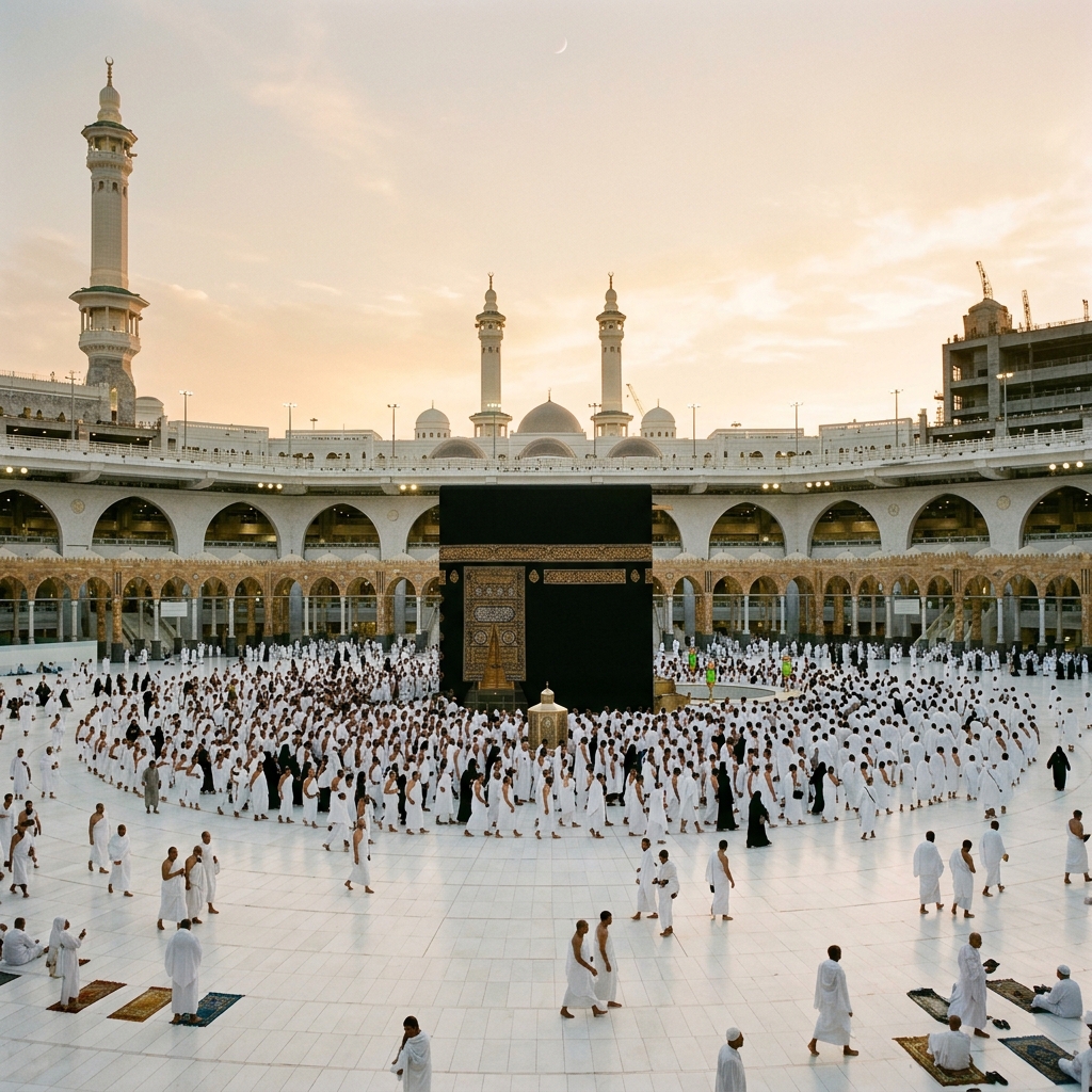 Masjidil Haram saat fajr